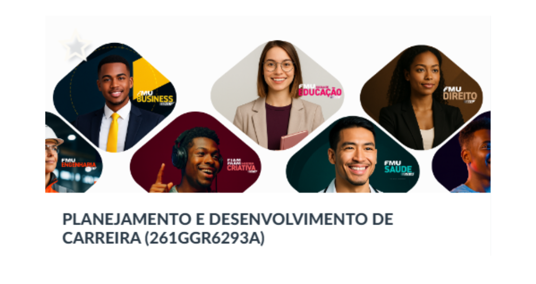 Tela com disciplinas online